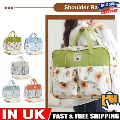 Baby Diaper Tote Bag Waterproof Pregnant Crossbody Pouch Versatile Overnight Bag • £15.69