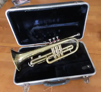 Conn Director Trumpet Shooting Stars Case Vincent Bach Mouthpiece K11433 • $119.99