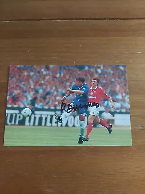 6x4 Di Matteo Goal 1997 FA Cup Final Chelsea V Middlesbrough.Signed. Rare. Photo • £5
