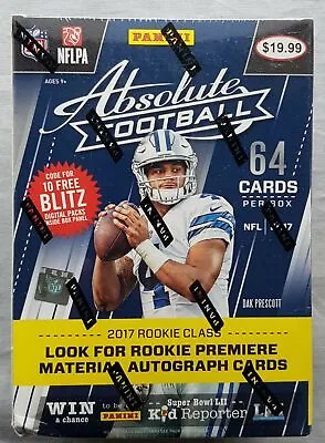 2017 Panini Absolute Football Blaster Box NFL Trading Cards • £215.62