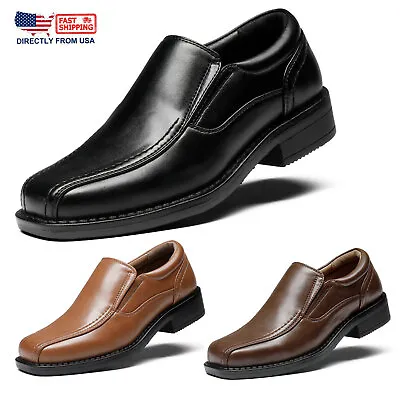 Boys Youth Oxford Shoes Slip On Loafers Classic Casual Dress Shoes Wedding Shoes • $24.69