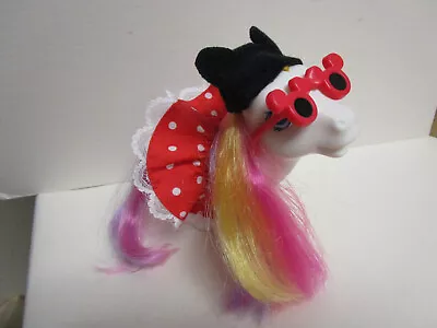 My Little Pony G3 Disney Exclusive MINNIE MICKEY EARS Skirt Glasses 2006 No Pony • $8.29