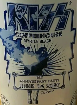 Kiss Coffeehouse Ace Frehley 1st Anniversary 2007 T Shirt Size Xl Sealed • £200.79