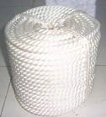 $53.99 • Buy 1/2 X300' Twisted 3 Strand Nylon Rope WITH Thimble