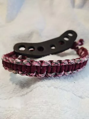 Archery Pink Camo And Burgundy Red Bling Sling Bow Wrist Strap FREE SHIP Mathew • $14.50