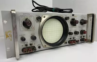 Hewlett-Packard HP Model 130C Oscilloscope Vintage Rack Mount Powers Up (VIDEO) • $365