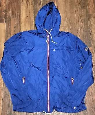 $69.99 • Buy NWOT Polo Ralph Lauren Men's Big&Tall Blue Hooded Zip Windbreaker Jacket