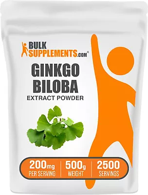 BulkSupplements Ginkgo Biloba Extract Powder - 200 Mg Per Serving • $14.96