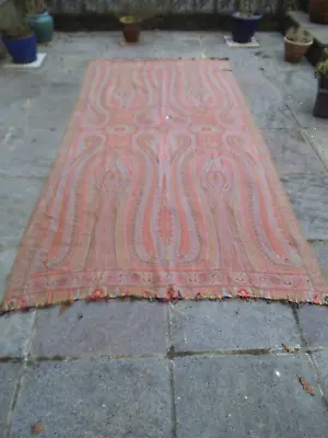 Kashmiri  Paisley ShawlVintage Shawl100 % Pure Woolen    Very Large • £100