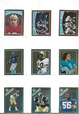 1982 Topps Coming Soon Stickers Football Complete Set (16 Stickers) • $4.50