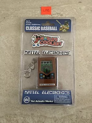 World's Coolest Classic Baseball Mattel Electronic Games Keychain New • $18.75