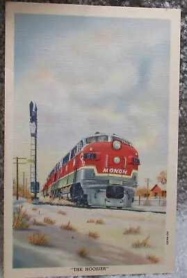 Postcard: Monon Railroad Titled  The Hoosier.  OC-H695 • $14.99