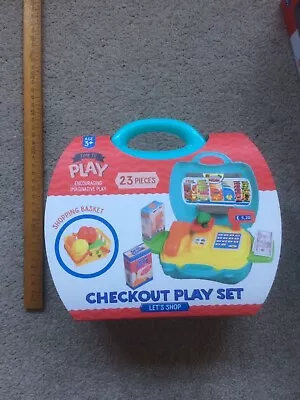 £7.65 • Buy Lets Shop Checkout/Till Play Set 