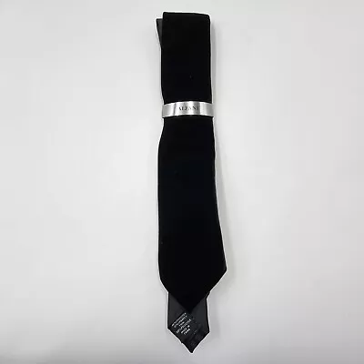 Alfani Slim Velvet Neck Tie Men's OS Black • $8.81