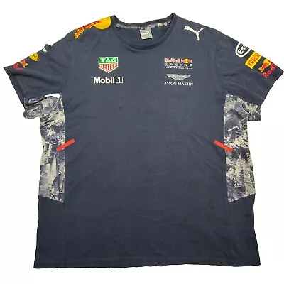 Red Bull Racing Shirt Men's 2XL Puma F1 Team Short Sleeve Shirt V8 Supercars  • $26.98