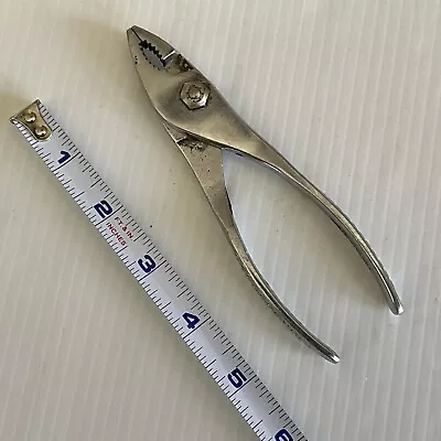 $59.99 • Buy Vintage Snap -On 5.5  Slip Joint Vacuums Grip Pliers 45 Usa