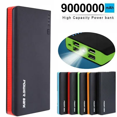 9000000mAh Mini Power Bank Fast Charging Charger Portable External Battery Pack • £11.99