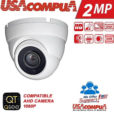 Q-See 2mp Camera HD OEM (AHD) 1080P Analog 3.6mm 80 FT Infrared IP67 METAL CASE • $29.99