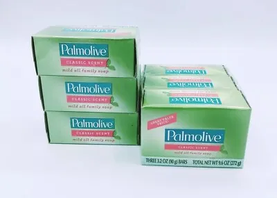 6 Bars Palmolive Bath Bar Soap Classic Scent 3.20 Oz 3 Ea (2 Packs- 6 Bars) • £7.67