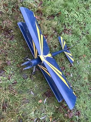 £40 • Buy RC Aeroplane Plane 50” Span Biplane Radio Controlled Plane Aircraft Plane Air