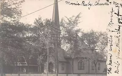 MOOSIC PA PRESBYTERIAN CHURCH & PARSONAGE REAL PHOTO PC Used 1906 • $12