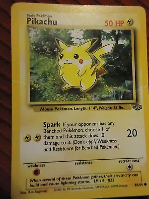$5 • Buy Pokemon Cards Pikachu 60/64 Near Mint  Set Of 2