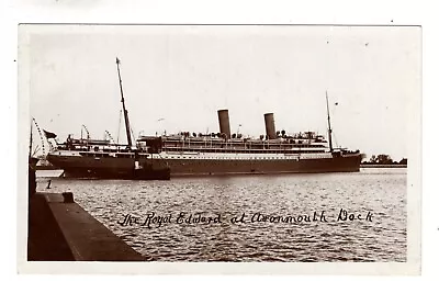 Bristol - Avonmouth The Royal Edward Ship At The Dock Real Photo  (ref. 865) • $10.52