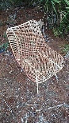 Mid Century Modern Sculptura Iron Patio Chair • $750