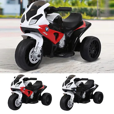 Electric Kids Ride On Motorcycle BMW Liscensed W/ Headlights Music Play Bike 6V • £51.99