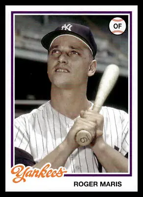 2022 Topps Archives Roger Maris  1978 Topps Design 130 New York Yankees • $1.99