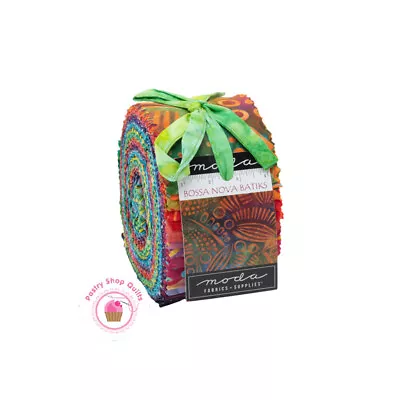 Moda BOSSA NOVA Batik JELLY ROLL 40 Strips Quilt Fabric • $56.95