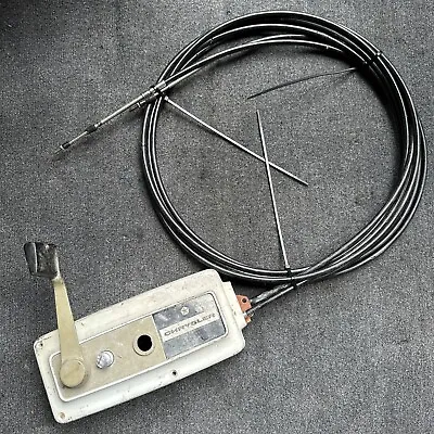 Chrysler Force Outboard Motor Control Box Controls 16ft Cables • $150