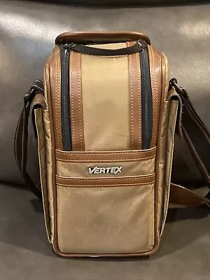 Vintage Padded Coyote Tan Camera Case Bag Vertex Digital Film Equipment Nylon • $34