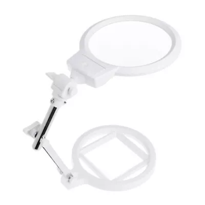  Magnifying Glass With Stand Craft Glasses For Close Work Lamp Light Bracket • £20.75