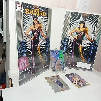 SWORD #6 JAY ANACLETO EXCLUSIVE VARIANT SET + 3 Goddess Story Cards • $40