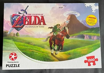 $19.99 • Buy The Legend Of Zelda Ocarina Of Time Puzzle - NEW 1000 Pieces - Winning Moves