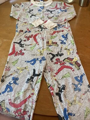 $14.99 • Buy VINTAGE 1994 POWER RANGERS USA MADE LONG EDDIES Pajamas Set!