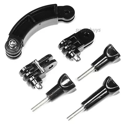 6pcs GoPro Curved Extension 90 Degree Pivot Arm Connecting Connector Mounting • $19.95