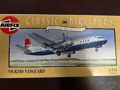 Airfix Classic Airliners Vickers Vanguard 1/144 Scale Model Kit 03171 NIOB • $19.98