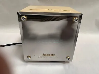 Vtg Panasonic Model RC-58 Fluorescent Digital Clock Radio Cube Mirror Front (A8) • $21.95