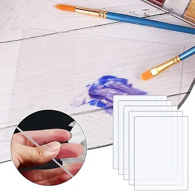 Flexible Acrylic Sheet Suitable For Painting And Printing 5 Pack 1mm Thickness • £8.33