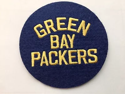 🏉🏉 Vintage Old School Green Bay Packers Patch3 In Size  Felt Backingiron On • $3.65