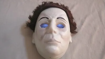Vintage? Halloween Prop Michael Myers 3D Plays Music Eyes Light Up Works • $48.99