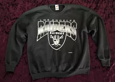 Vintage Los Angeles Raiders Artex Nfl Crewneck Sweatshirt Xl 1993 • $40