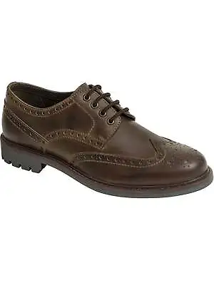 Hoggs Of Fife - Mens Brogue Shoe - Inverurie Country Brogue Full Grain Leather S • £69.99
