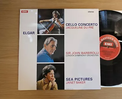 ASD 655 Jacqueline Du Pre Elgar Cello Concerto EMI Stereo 180g Reissue Vinyl LP • £40