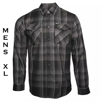 DIXXON FLANNEL X MEGADETH Flannel Shirt Collab - Men's XL • $99.99