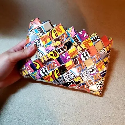 Nahui Ollin Candy Wrapper Clutch Bag Multicolor • $6