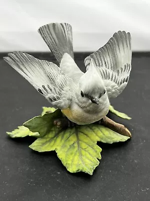 Vintage Lenox Fine Porcelain TUFTED TITMOUSE From Garden Bird Collection • $30