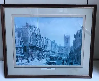 ✅Vintage Print Of Chester Rows After 'Shopping Day' By Louise Rayner (1832-1924) • £18.99